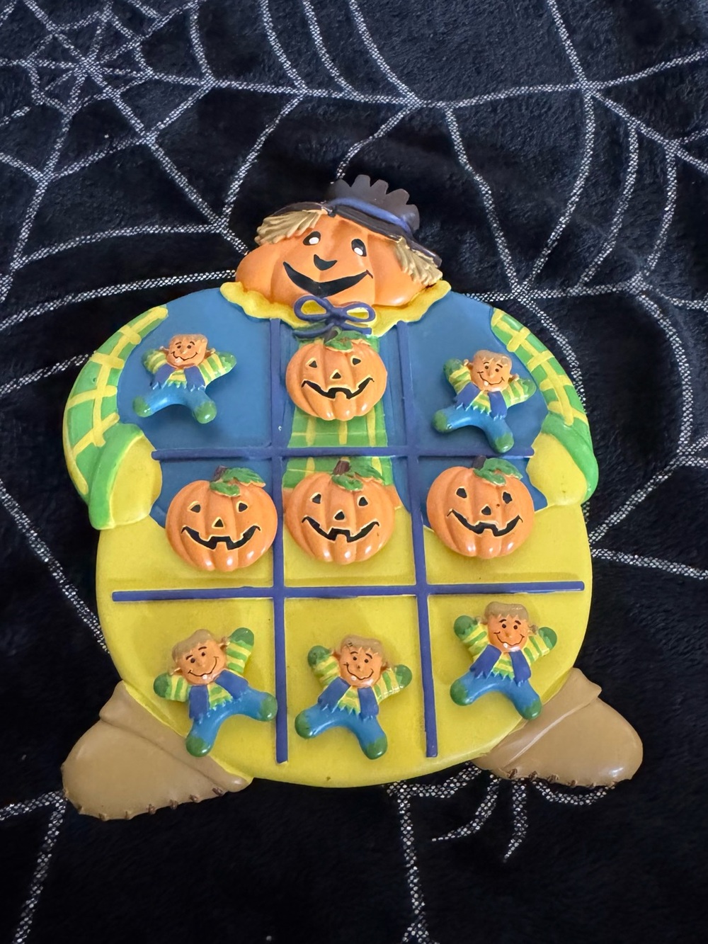 Halloween Tic-Tac-Toe Pumpkin & Frankenstein